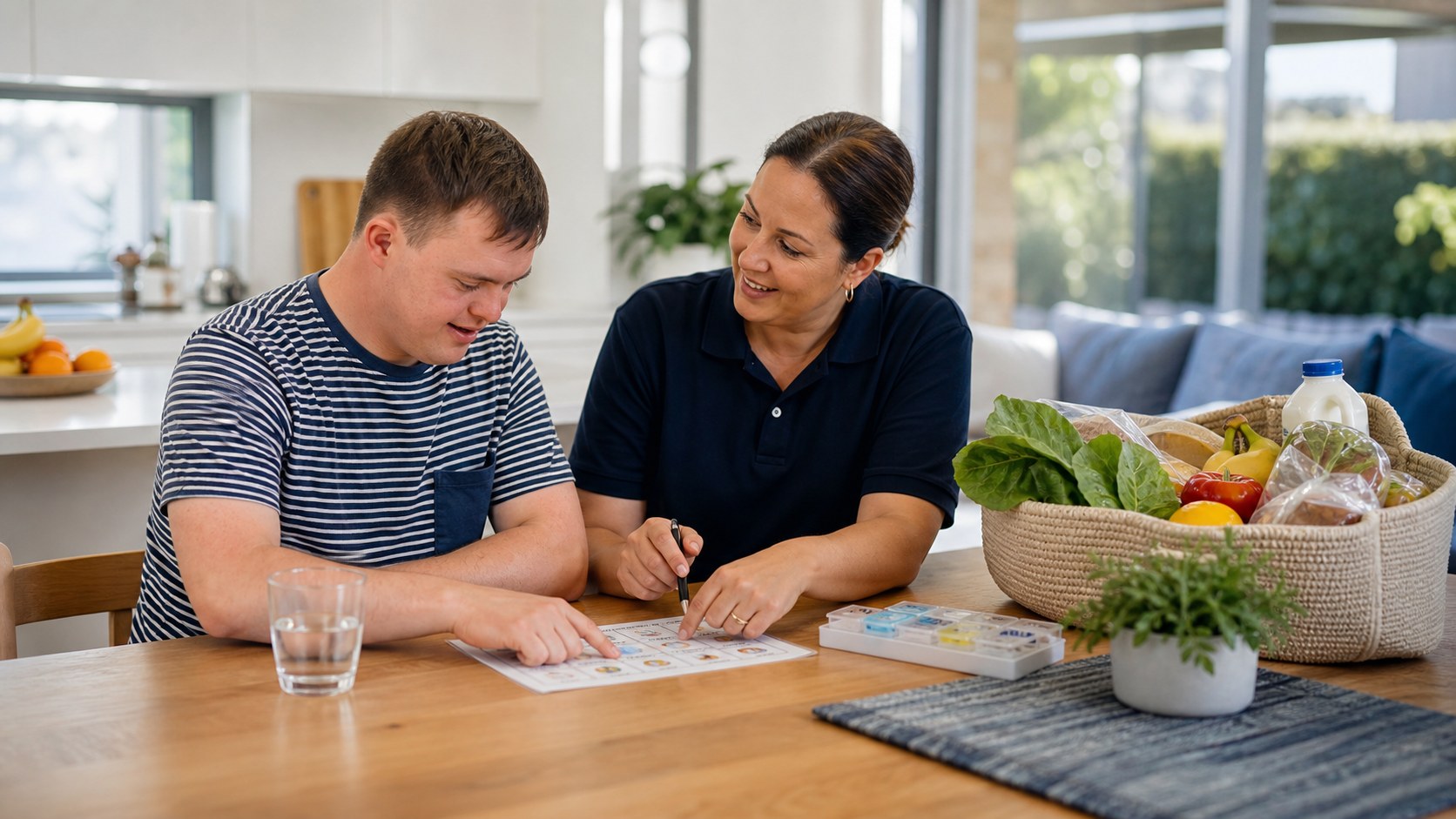 Daily living and clinical support at home