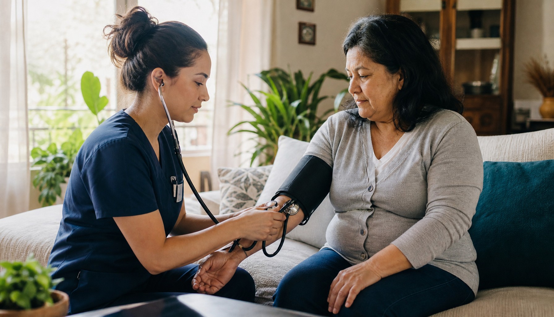 Nursing and clinical support being discussed at home
